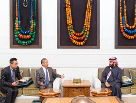 ولي العهد السعودي يتلقى رسالة خطية من الرئيس الصيني