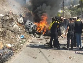 غارة إسرائيلية على سيارة بجنوب لبنان تودي بحياة شخص