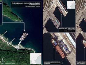 صور أقمار اصطناعية: كوريا الشمالية قد تكون أرسلت أسلحة إلى روسيا