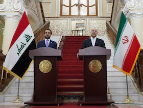الحلبوسي من طهران: لا يجوز الترهيب بالعصابات المسلحة