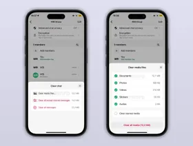 واتساب تختبر تحديثاً جديداً لحذف محتوى المحادثات على آيفون