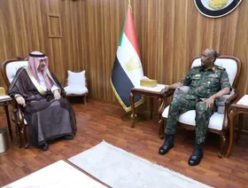 البرهان يبحث مع نائب وزير الخارجية السعودي استئناف مفاوضات جدة