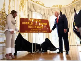 إطلاق اسم ترمب على طريق في فلوريدا يربط مارالاجو بمطار بالم بيتش