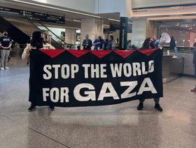 احتجاج لوقف النار في غزة يغلق صالة بمطار سان فرانسيسكو الدولي