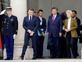 شي في باريس.. تأكيد صيني على التعاون مع أوروبا وماكرون يدعو لتنسيق في "الأزمات الكبرى"
