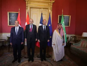 اجتماع رباعي في باريس لبحث وقف حرب غزة والدفع نحو حل الدولتين