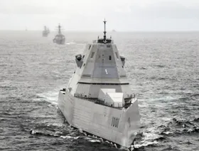أميركا تعزز قدرات المدمرة الشبحية Zumwalt بنظام أسلحة فرط صوتية