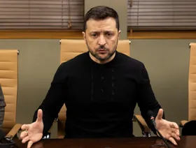 زيلينسكي: يمكننا تحقيق سلام عادل تحت قيادة أميركا وبالتعاون مع أوروبا