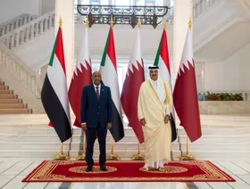 أمير قطر يبحث مع البرهان جهود السلام وحفظ وحدة السودان