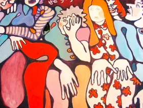 "تحدث معي افهمني".. أعمال فنية عن الصحة النفسية في مجتمعات مضطربة