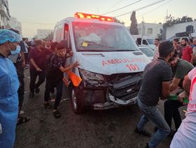 عشرات الضحايا والجرحى في قصف إسرائيلي على مدخل مستشفى الشفاء بغزة