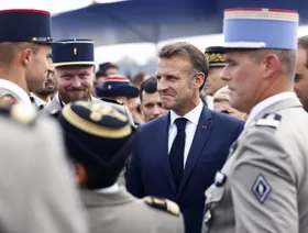 ماكرون: نريد سلاماً في أوكرانيا وليس استسلاماً لروسيا.. وخطة ترمب بحاجة لتحسين