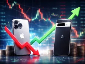 قيمة جوجل السوقية تتخطى أبل للمرة الأولى منذ 2019