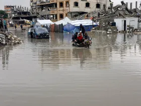 منخفض جوي جديد يفاقم الكارثة الإنسانية في قطاع غزة