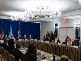 وزراء خارجية السعودية والإمارات وأميركا يبحثون التنسيق المشترك