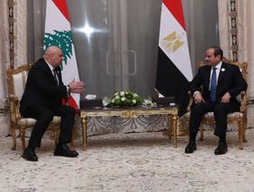 السيسي وعون يبحثان جهود إعمار لبنان ووقف إطلاق النار في غزة وتطورات سوريا