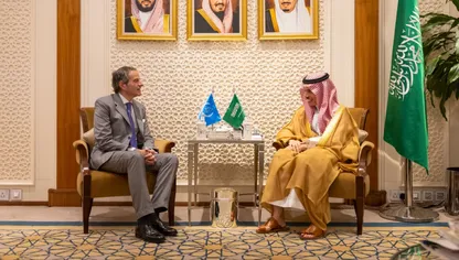 فيصل بن فرحان وجروسي يبحثان منع انتشار الأسلحة النووية