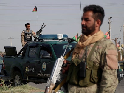 قوات أمن أفغانية في ولاية هرات - 9 يوليو 2021. - REUTERS