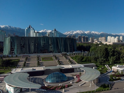 صورة جوية لعاصمة كازاخستان الاقتصادية ألماتي - 1 يونيو 2022 - REUTERS