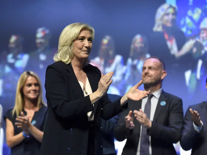 زعيمة اليمين الفرنسي تفوز بولاية رابعة على رأس "التجمع الوطني"