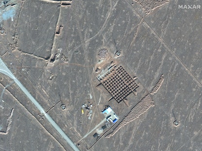 صورة بالأقمار الصناعية لمنشأة فوردو النووية في إيران. 8 يناير 2020 - AFP