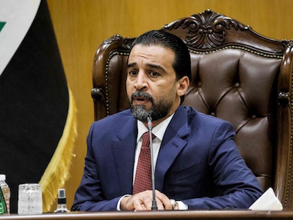 رئيس البرلمان العراقي محمد الحلبوسي - AFP
