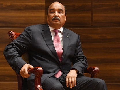 الرئيس الموريتاني السابق محمد ولد عبد العزيز - AFP