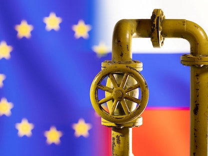 صورة تعبيرية لأزمة إمدادات الغاز الروسي إلى أوروبا. - REUTERS