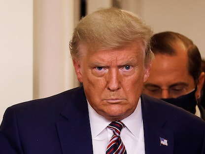 الرئيس الأميركي دونالد ترمب في البيت الأبيض - 22 نوفمبر 2020 - REUTERS