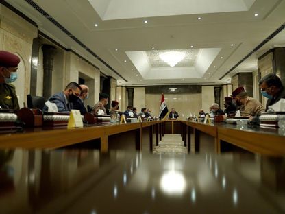 المجلس الوزاري للأمن الوطني في العراق بقيادة الكاظمي - حساب الناطق الإعلامي للقائد العام للقوات المسلحة العراقية على "تويتر"