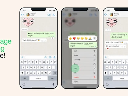 واتساب تطلق خاصة تعديل الرسائل عبر التطبيق بعد إرسالها. 22 مايو 2023 - Whatsapp