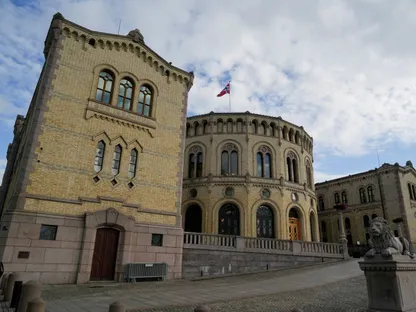 منظر عام للبرلمان النرويجي في أوسلو. 6 سبتمبر 2025 - REUTERS