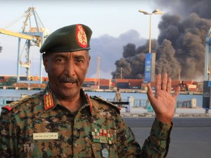 كلمة رئـيـس مجلس السيـادة السوداني الفريق أول الركن عبدالفتاح البرهان أمام ميناء بورتوسودان. 6 مايو 2025 - youtube/@TransitionalSovereigntyCouncil