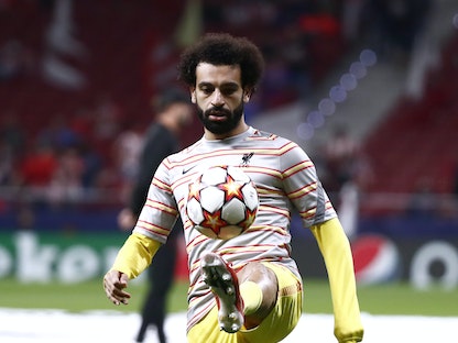 محمد صلاح لاعب ليفربول الإنجليزي - REUTERS