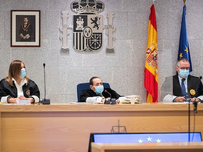 جلسة محاكمة سابقة في إسبانيا - 10 نوفمبر 2020 - AFP