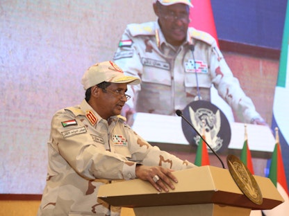 قائد قوات الدعم السريع في السودان محمد حمدان دقلو (حميدتي)، الخرطوم . 5 ديسمبر 2022 - REUTERS