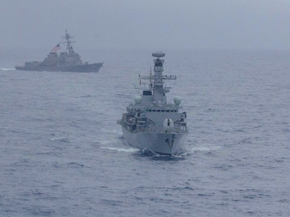 فرقاطة أميركية تبحر في بحر الصين الجنوبي - 25 يناير 2019 - REUTERS