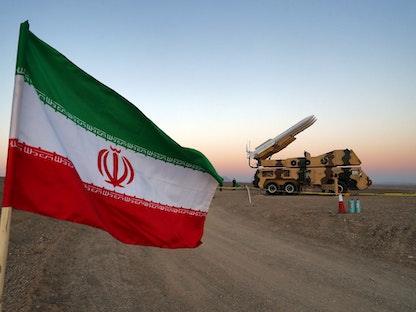 وحدة من الدفاع الجوي الإيراني خلال مناورة عسكرية في إيران. 19 أكتوبر 2020 - REUTERS