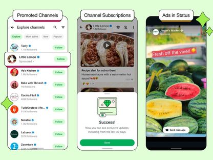 واتساب تبدأ عرض الإعلانات لأول مرة داخل تبويب التحديثات Updates على الخدمة. 17 يونيو 2025 - Whatsapp