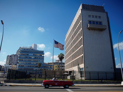 مقر السفارة الأميركية في العاصمة الكوبية هافانا-7 نوفمبر 2019 - REUTERS