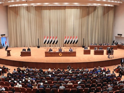 مجلس النواب العراقي في جلسة بتاريخ 28 فبراير 2022 - Twitter/@Parliament_iq