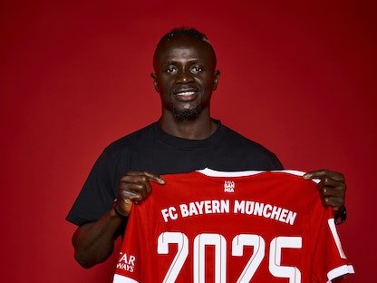 ساديو ماني بقميص بايرن ميونيخ - 22 يونيو 2022 - fcbayern.com