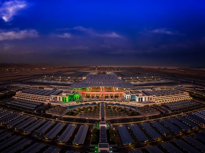 صورة جوية لمطار مسقط الدولي في سلطنة عمان - omanairports