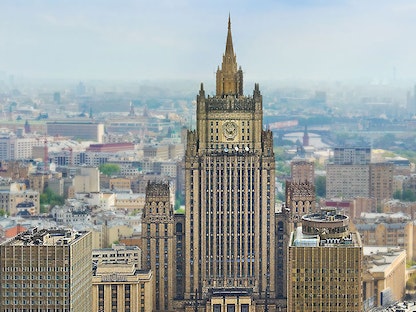 مبنى وزارة الخارجية الروسية بالعاصمة موسكو - mid.ru/en/main_en