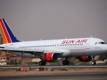 إحدى الطائرات التابعة لشركة "صن أير" السودانية - وكالة الأنباء السودانية (سونا)