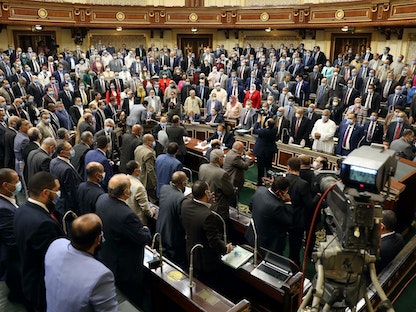 إحدى جلسات مجلس النواب المصري - AFP