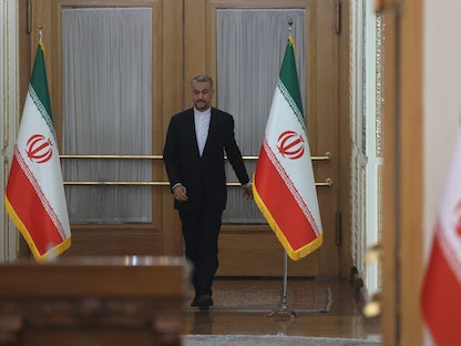 وزير الخارجية الإيراني حسين أمير عبد اللهيان في طهران. 23 نوفمبر 2022 - VIA REUTERS