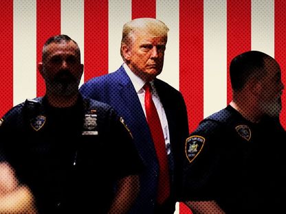 الملصق الدعائي لفيلم Trump: The Criminal Conspiracy Case على منصة شاهد - facebook/ShahidVOD