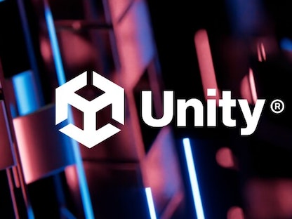 شعار شركة "Unity" المتخصصة في تطوير الألعاب - Unity