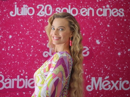  مارجوت روبي في العرض الخاص لفيلم "Barbie" في مكسيكو سيتي، المكسيك، 7 يوليو 2023 - Getty Images
